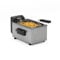 Tristar Freidora de Acero Inoxidable, 3L de Capacidad, Termostato Regulable hasta 190°C, Zona Fría, Partes Aptas Lavavajillas, Carcasa Fría al Tacto, FR-9326
