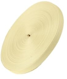 GAOJUDAF 5 m Aramidfaser-Gewebeband, Aramidband, gelb, hochtemperaturbeständig, dick, 1 mm, 2 mm, 1 Stück(50mm x 1mm)