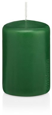 Stumpenkerzen Dunkelgrün 200 x 9,80 mm 6 Stück, Hergestellt nach RAL Kerzen-Qualität