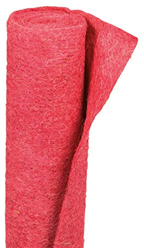 Videx-Winterschutzmatte Jute-Filz, Reine Jutefaser, rot, 50 x 150cm, ca. 4mm stark