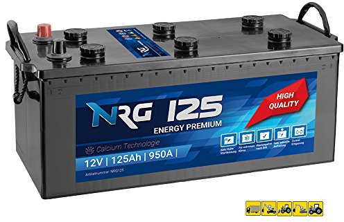 NRG Premium LKW Batterie 125Ah - 950A/EN Starterbatterie
