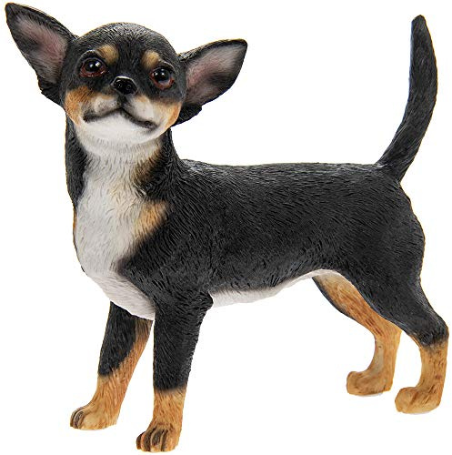 Lesser & Pavey Black & Tan Chihuahua, Black/Tan, h11cm