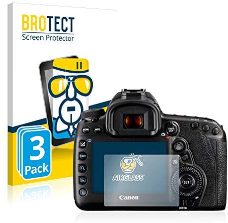 brotect Protection Écran Verre pour Canon EOS 5D Mark IV (3 Pièces) Film Protecteur Vitre 9H [Anti-Rayures, Transparent]
