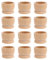 PRETYZOOM 12 Stücke Holz Eierbecher zum Bemalen Ostereier Eierständer Eierhalter Eierablage Eierbehälter Eierkocher Eier Dampfgarer Halter Ständer für Kinder Basteln Frühstück Ostern Geschenke
