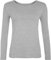 WearAll Ladies Long Sleeve T-Shirt Top Womens Grey 12-14