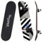 WhiteFang Skateboards 89,9 cm Komplett-Skateboard, Doppelkick Skate Board, 7 Schichten kanadisches Ahorn-Deck-Skateboard für Kinder und Anfänger (endloser Weg)