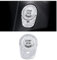 BLINGOOSE für BMW Bling Zubehör gelten für 5 7 6GT Serie X3 X4 M5 Sparkle Start Stop Engine Button Aufkleber Zinklegierung Kristall Strass 3 STÜCKE