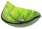 LWX Grünes Blatt Form Waschbecken, Poliertes Gehärtetes Glas Art Basin Runde Schüssel, Badezimmer Waschbecken Waschbecken,1 Accessories