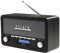 Denver Retro DAB-18 Digitalradio | DAB Plus Radio mit Bluetooth & FM | 2x20W Stereo-Lautsprecher | Kleines Radio mit Netzstecker | Küchenradio DAB mit gutem Klang | LCD-Display & Weckfunktion