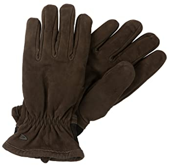camel active Herren 408260/8G26 Leather Gloves, Dark Brown, M