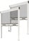 Fliegengitter Insektenschutzrollo Aluminium für Fenster - Weiss, B150x H 230 cm - Fiberglas Fliegengitternetz - Fliegengitterrollo Insektenschutz