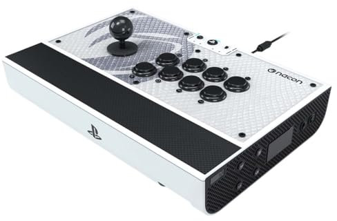 NACON Arcade Stick licencié Sony PS5™. Compatible PS4™ et PC. Joystick et Boutons d'actions Sanwa
