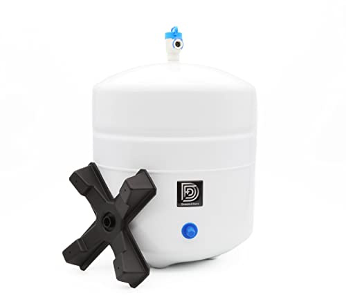 DreamFilters Vorratstank, Vorratsbehälter 12 Liter für Umkehr Osmoseanlagen mit John Guest Absperrhahn 3/8 Zoll
