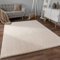 Paco Home Weicher Flauschiger moderner Bubble Wohnzimmer Teppich Hochflor Fell Geometrisches Design Hoch-Tief-Effekt, Grösse:200x280 cm, Farbe:Creme 2