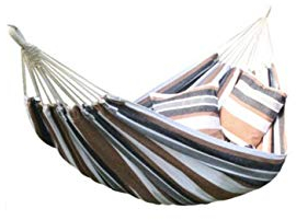 Hängematte, Hängematte, Gartenhängematte, Gartenhängematte, 210 x 150 cm, 150 kg Tragkraft, für Terrasse, Balkon, Garten, Outdoor, Camping