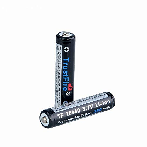 Trustfire 10440 AAA li-ion Akku 3,7 V 350mAh (2 x ungeschützt)
