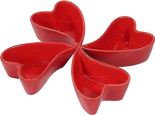 Bol à soupe, bol à riz, bol à déjeuner, ensemble de ramequins en forme de cœur, 120 ml, ramequins à crème brûlée, plats à soufflé allant au four, ramequins à soufflé, ramequins for friteuse à air-roug