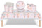 53Pcs Bear Baby Shower Gender Reveal Tableware for Girls, Boys - She or He Theme Decorations With Table Cloth, 7inch Plates, Napkins, Banner Dinnerware Supplies