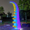 Vinfgoes Giant 12FT Lighting Inflatable Octopus Tentacle, Octopus arm Octopus Legs with Blower for Halloween, Outdoor Events, Commercial Performance Activities, Stage Roof Party Decor (Purple B)