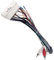 JCAKES Auto Radio Stereo Kabelbaum Kabel Adapter 16pin für Hyundai IX35, IX45, Tucson, Elantra, KIA KX3, KX5, KX7, Sportage - Schwarz, PVC/Kupfer, Schlicht
