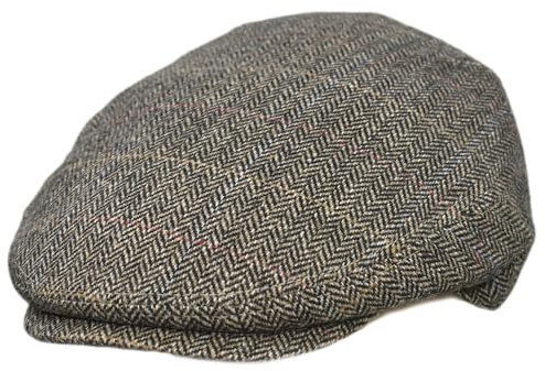 Melegari Bonnet classique avec cache-oreilles et coprinuca | Pinerolo | Homme/Femme | Made in Italy, marron clair, 58