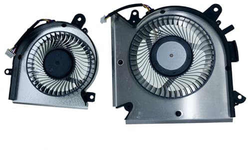 Sicastar CPU Cooling Fan for MSI GF65 Thin 9SD 9SE 9SX 9SEXR 10SX 10SDR 10SER DC5V Series Fan (CPU +GPU Fans)