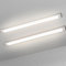 muzha 2 Packs LED Batten Lights，PC Body， 5FT 50W 6500k 5000lm,Low Profile Wall or Ceiling Surface Mounted Fitting for Home/Workshop/Office/School Restaurant (5FT)