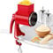 Broyeur de Noix Manuel, Moulin à Noix Manuel avec 2 Pales de Tambour Amovibles, Moulin à Cacahuètes Manuel avec Manivelle en Acier Inoxydable pour Maïs, Épices, Fromage, Concombres, Carottes
