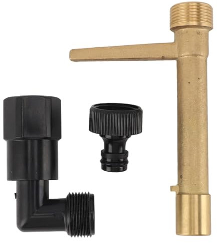 Llave de Válvula de Acoplamiento Rápido de Latón G3/4, Duradera y Confiable | Acceso Rápido Al Agua | Herramienta Clave de Acoplamiento Rápido para Riego por Aspersión de Jardín
