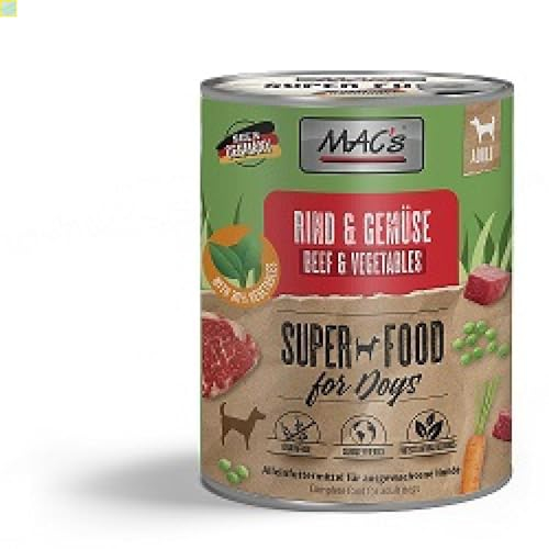 6 x MACs Dog Rind & Gemüse 800g