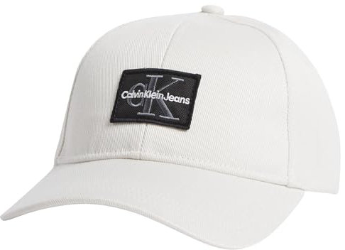 Calvin Klein MONO LOGO PATCH CAP Herren Kappe, Beige, Einheitsgröße, beige, Einheitsgr��e