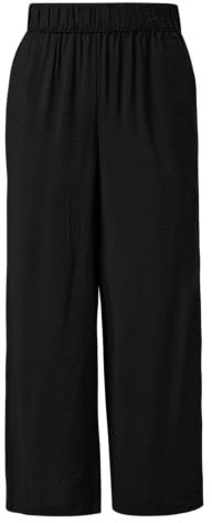 s.Oliver Strukturierte Culotte mit Elastikbund und Eingrifftaschen