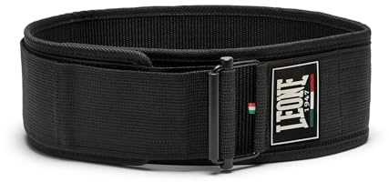 LEONE 1947 LIFTER Cintura Sollevamento Pesi – Supporto Schiena Unisex Adulto Allenamento Palestra Bodybuilding - AC801