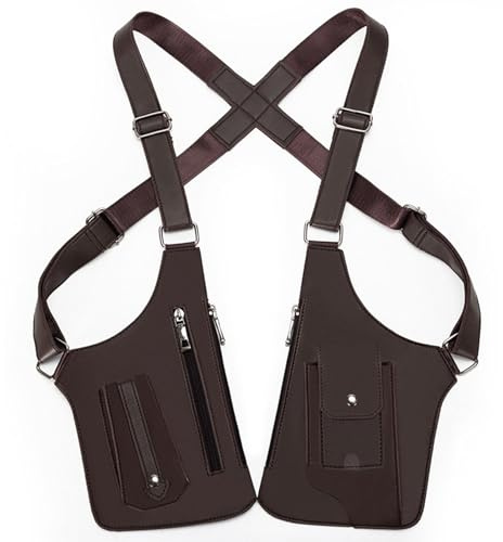 Premium Leather Adjustable Underarm Shoulder Bag for Men
