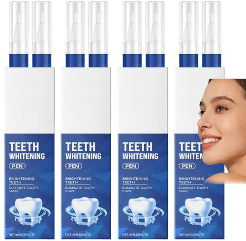 Zahnaufhellungsstift, schnell wirkendes Gel zur Fleckenentfernung, zahnschmelzschonendes Aufhellungsgel, sofortige Aufhellung, entfernt Kaffee-, Weinflecken, sanftes Gel ohne Empfindlichkeit (4box)