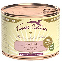 Terra Canis Lamm mit Zucchini, Hirse und Dill, 12er Pack (12 x 200 g)