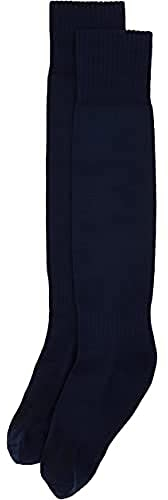 Mitre Mercury Fußballsocken für Kinder, einfarbig | Fußballmannschaft-Kit | leichte lange Sportsocke | atmungsaktiv, Marineblau, Mini (30 – 34)