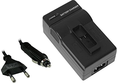 Trade-Shop Akku Ladegerät Lader für GoPro Hero4 AHDBT-401 335-06532-000, GoPro HD Hero 4 Black Silver Edition Music Surf Plus/Kfz-Ladekabel
