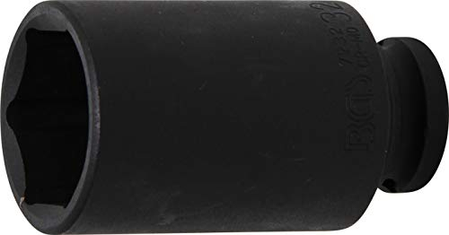 BGS 7232 | Llaves de vaso impacto hexagonal, largo | entrada 12,5 mm (1/2) | 32 mm