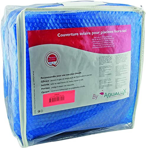 EDG - Bache à Bulles Solaire Piscine Ronde - Diamètre 350/360 cm - Bleu