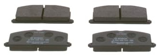 Bosch BP733 - Brake Pads Car Front Axle - 1 Set of 4 Pads