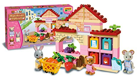 Unico 8939-0MAX Spielzeug, 1,5 - 5 Jahre, 60 Stück , Mehrfarbig