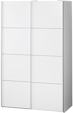 Moebelnet Kleiderschrank Verona, Schwebetürenschrank, weiß