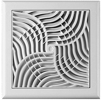 Air Vent Grill 190mm x 190mm with Adjustable Shutter and Fly Screen / Net / Mesh Ducting Ventilation Cover TX2