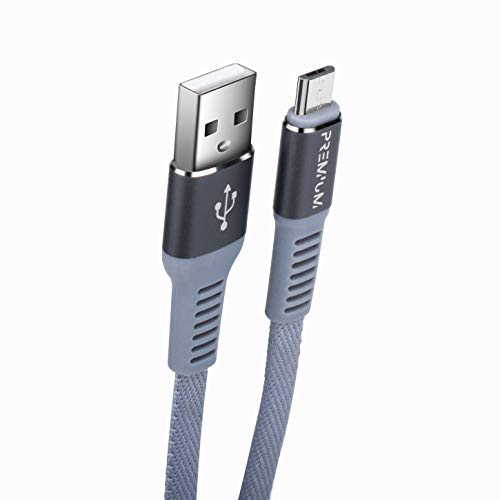 FRTEC - Cable de carga Premium para mando, micro USB a USB (Playstation 4)