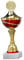 Henecka Pokal Serie Annelie, Gold-rot, mit Wunschgravur und auswählbarem Sport-Emblem, Größe 40 cm