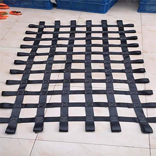 Spielplatz, Spielhof, Kletternetz, Outdoor-Klettertrainingsnetz für Kinder und Erwachsene, robustes Frachtnetz, Fallschutz, sicheres Schaukel-Set, weiche Leiter (Farbe: 5 cm x 20 cm, Größe: 1 x 9 m