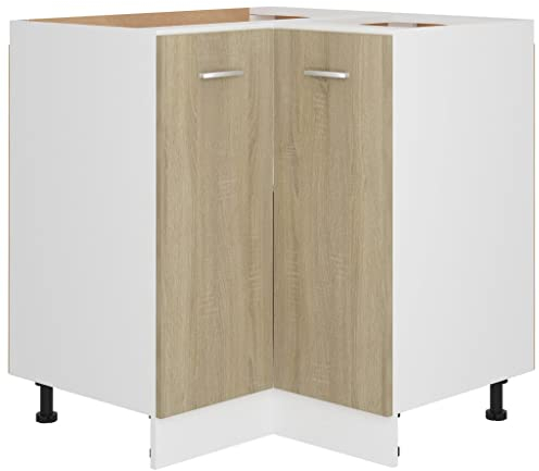 vidaXL Armario Inferior Esquina “Lyon” Madera de ingeniería