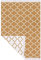 Fashion4Home Teppich Läufer - Tepiche für Wohnzimmer, Schlafzimmer, Küche, Kinderzimmer, Badezimmer - Boho Kelim - Läufer Flur, Morocco-Gold-Weiß, Größe: 120x170 cm