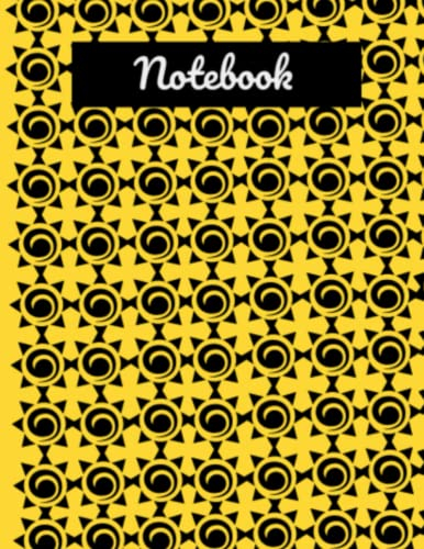 Yellow 50 page notebook 8.5 x 11: College Ruled